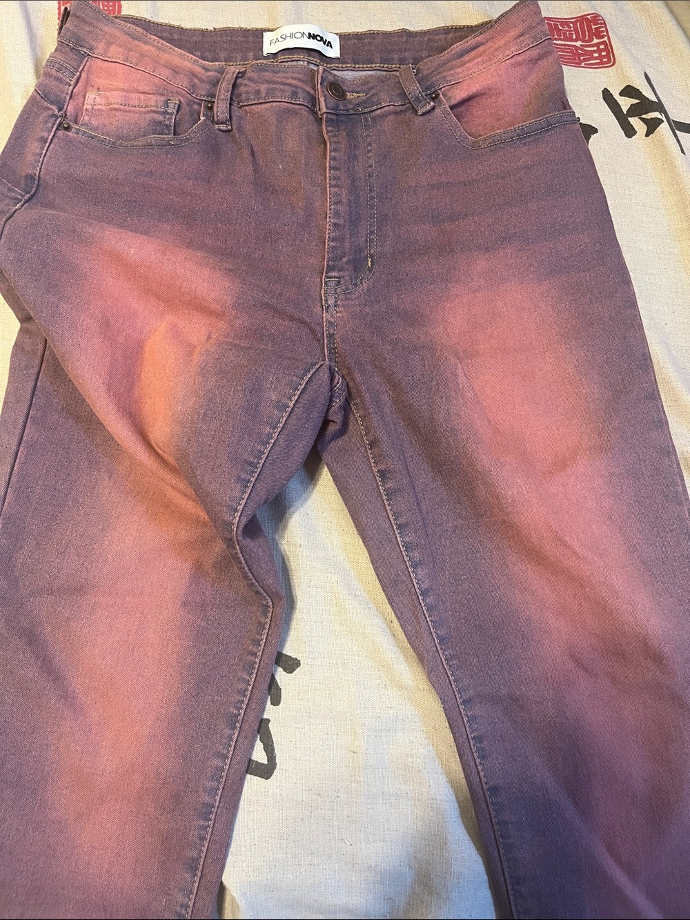 Fashion Nova Women’s Purple Wash Jeans